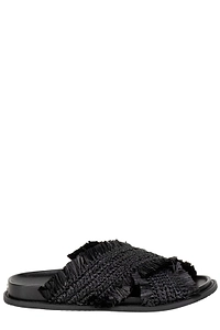 Peyton Fringe Crocheted Sandals