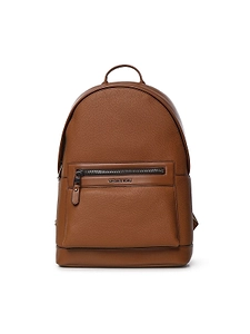 Pebbled Zip Pocket Backpack