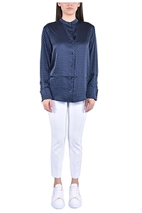 Michael Michael Kors Polka Dot Print Satin Shirt