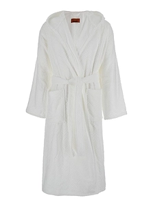 Missoni Home Hooded Belted Bathrobe