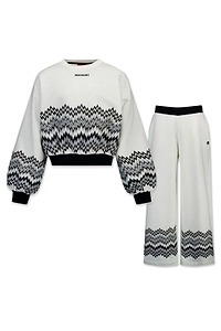 Missoni Kids Girls Zig Zag Patterned Suit
