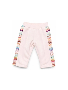 Missoni Kids Logo Embroidered Straight Leg Pants