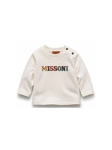 Missoni Kids Logo Printed Crewneck T-Shirt