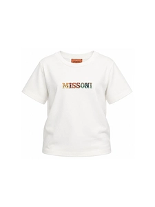 Missoni Kids Logo Printed Crewneck T-Shirt