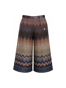 Missoni Kids Zig-Zag Wide Leg Pants