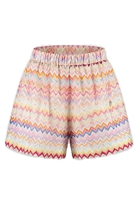 Missoni Kids Zigzag Elasticated Waistband Shorts