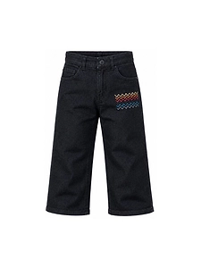 Missoni Kids Zigzag Embroidered Straight Leg Jeans