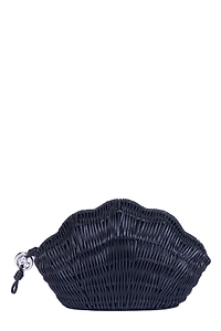 Shelly Rattan Clutch Bag