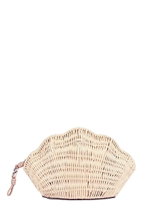 Shelly Rattan Clutch Bag