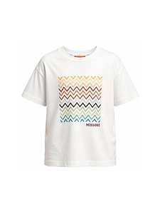 Missoni Kids Zigzag Motif Crewneck T-Shirt