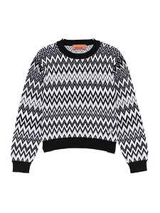 Missoni Kids Zigzag-Pattern Crewneck Jumper