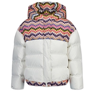 Missoni Kids Zigzag-Pattern Zipped Hooded Jacket