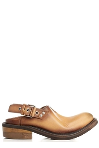 Miu Miu Foule Buckle-Fastened Mules