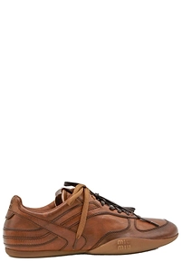 Miu Miu Gymnasium Lace-Up Sneakers