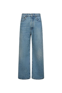 Miu Miu High-Waist Flared Jeans