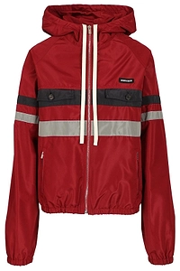 Miu Miu Hooded Zip Technical Jacket