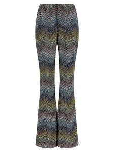 Missoni Metallic Zigzag Knitted Trousers