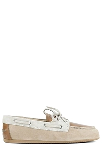 Miu Miu Lace-Up Boat Flat Shoes