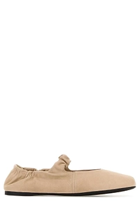 Miu Miu Logo-Detailed Ballet Flats