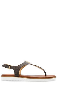 Michael Michael Kors Val Logo Plaque Sandals