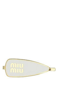 Miu Miu Logo-Detailed Hair Clip