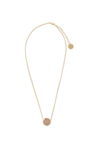 Miu Miu Logo-Detailed Round Necklace