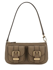 Zoe Buckle Detailed Shoulder Bag