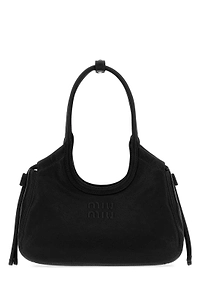 Miu Miu Logo-Embossed Drawstring Tote Bag