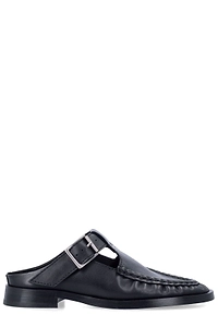Miista Gianna Buckled Moccasin Mules