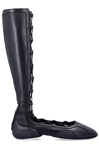 Mathilda Lace-Up Knee-High Boots