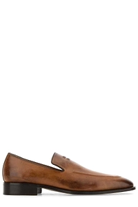 Miu Miu Logo-Embossed Mocassins