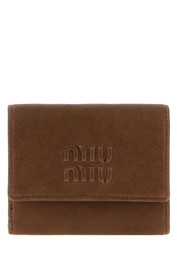 Miu Miu Logo Embossed Wallet