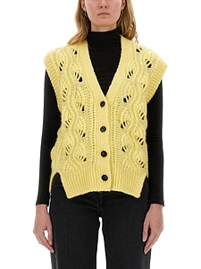 Mila SchÖN Crochet Knitted Vest