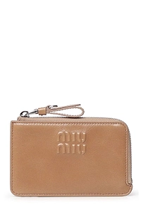 Miu Miu Logo-Embossed Zipped Wallet
