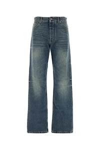 Miu Miu Logo-Embroidered Denim Jeans