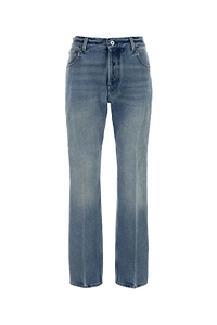 Miu Miu Logo-Embroidered Straight-Leg Jeans