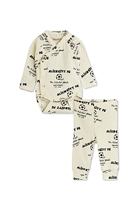 Mini Rodini Alien City Printed Bodysuit