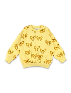Mini Rodini Bow-Printed Crewneck Sweatshirt