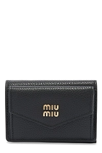 Miu Miu Logo Flap Wallet