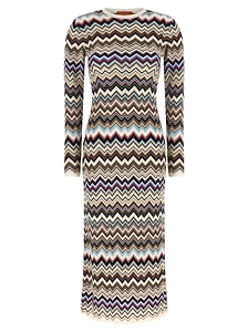 Missoni Zigzag Knit Midi Dress
