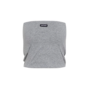 Miu Miu Logo Jersey Bandeau Top
