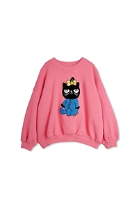 Cat Motif Sweatshirt