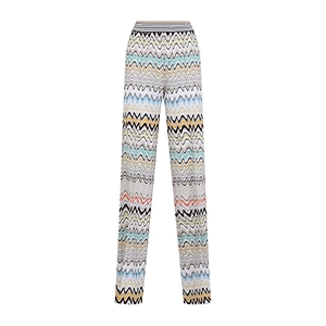 Missoni Zigzag Knit Wide-Leg Pants
