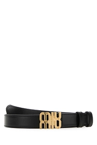 Miu Miu Logo-Lettering Buckle Belt