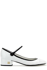 Miu Miu Logo-Lettering Pumps