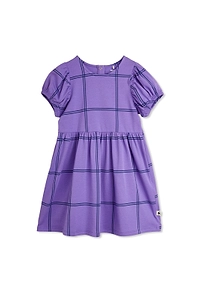 Mini Rodini Checked Puff-Sleeve Dress