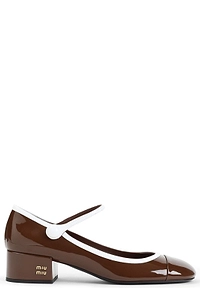 Miu Miu Logo-Lettering Pumps