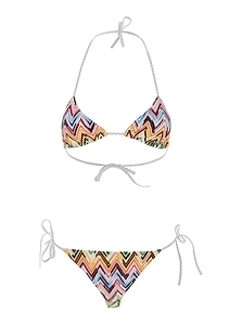 Missoni Zigzag Pattern Bikini Set