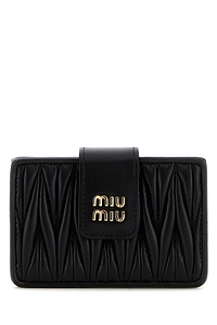 Miu Miu Matelassé Logo-Lettering Wallet