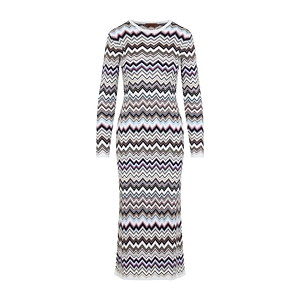 Missoni Long Zigzag Knitted Dress